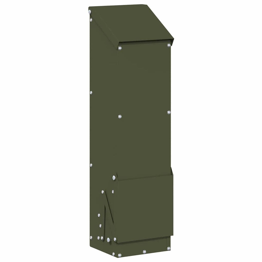 Hühnerfutterautomat, Olive Grün, 5 kg