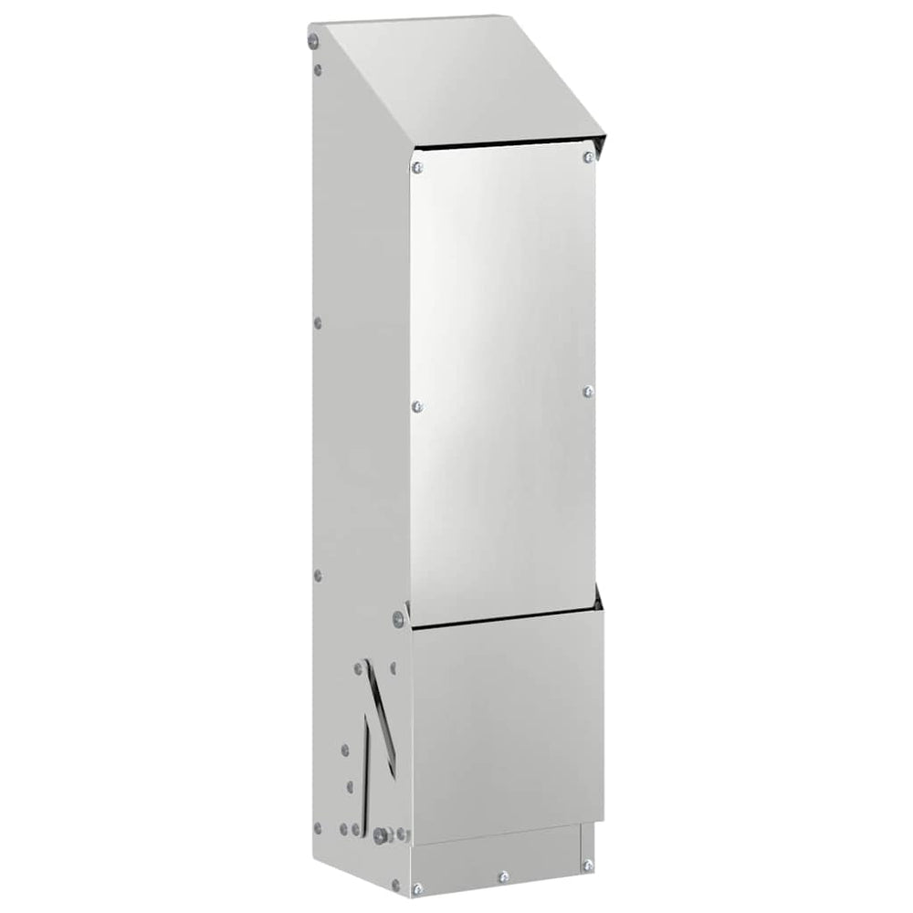 Hühnerfutterautomat Silber Verzinkt 5kg