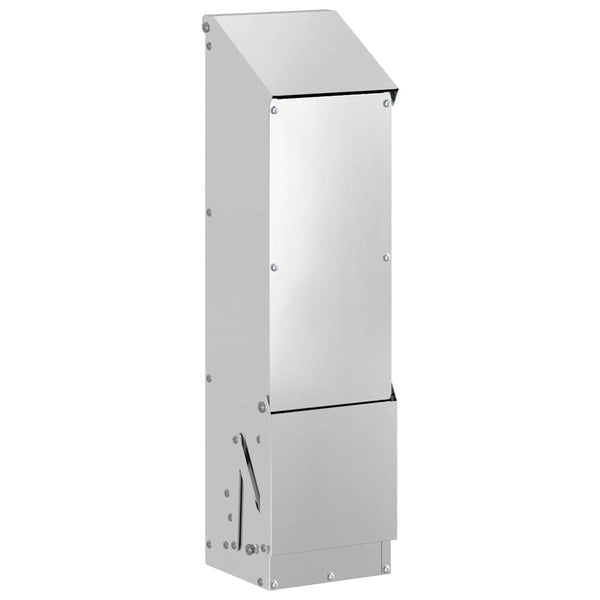 Hühnerfutterautomat Silber Verzinkt 5kg