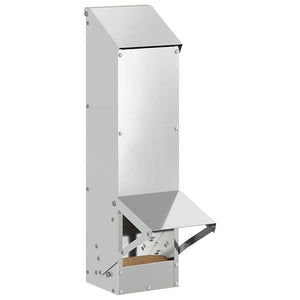 Hühnerfutterautomat Silber Verzinkt 5kg