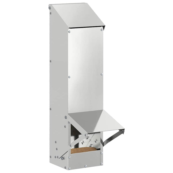 Hühnerfutterautomat Silber Verzinkt 5kg