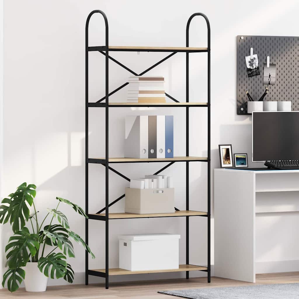 Bücherregal Sonoma Eiche 80x30x183cm