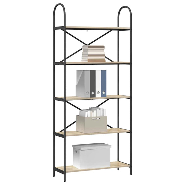 Bücherregal Sonoma Eiche 80x30x183cm