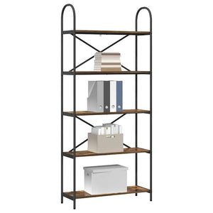 Bücherregal Geräucherte Eiche 80x30x183 cm