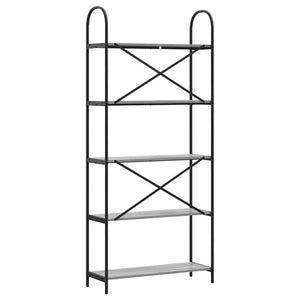 Bücherregal Grau Sonoma 80 cm