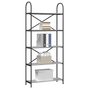 Bücherregal Grau Sonoma 80 cm