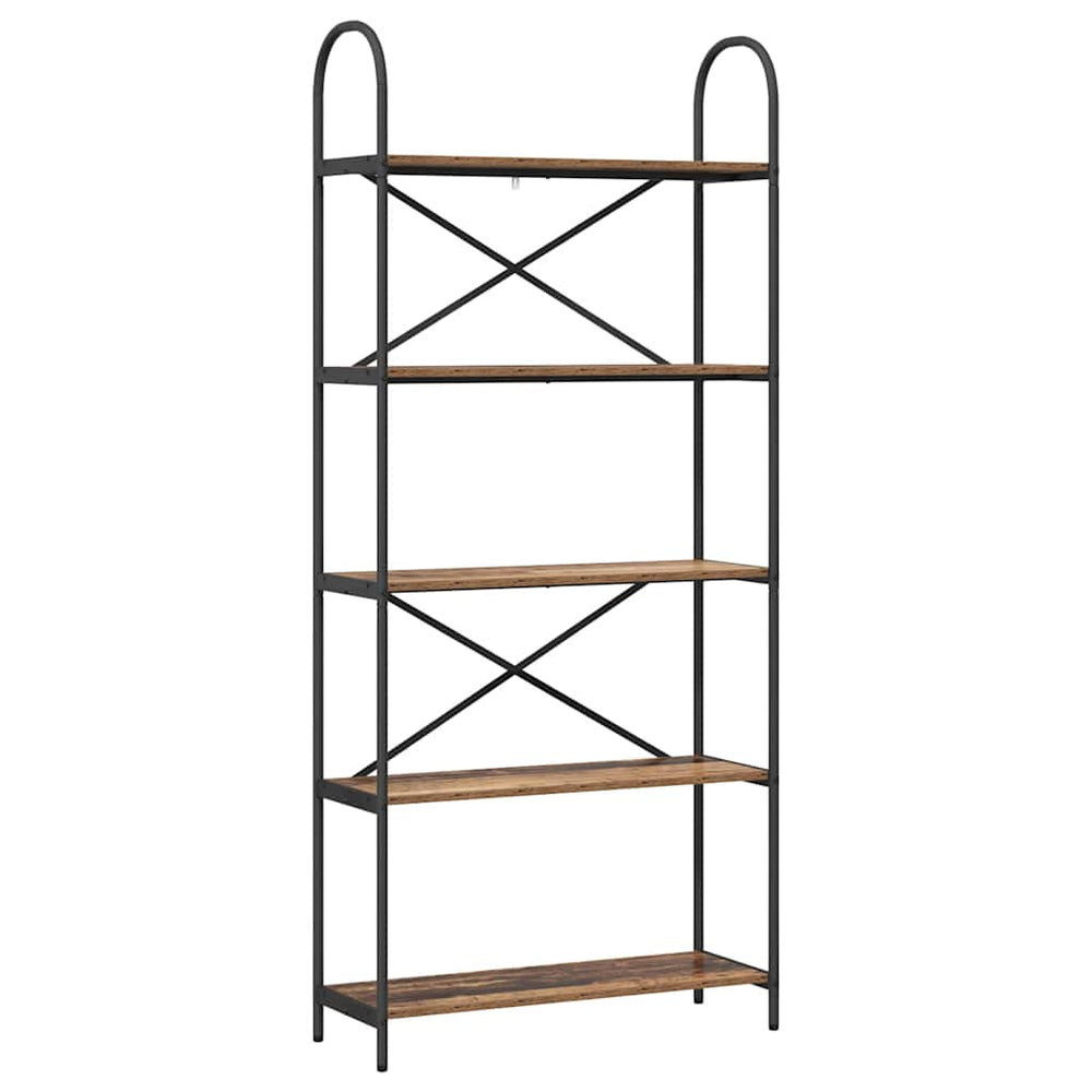 Bücherregal Altholz 80x30x183 cm