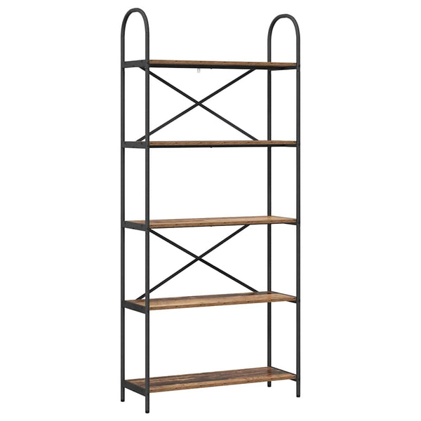 Bücherregal Altholz 80x30x183 cm