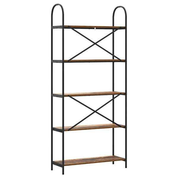 Bücherregal Altholz 80x30x183 cm