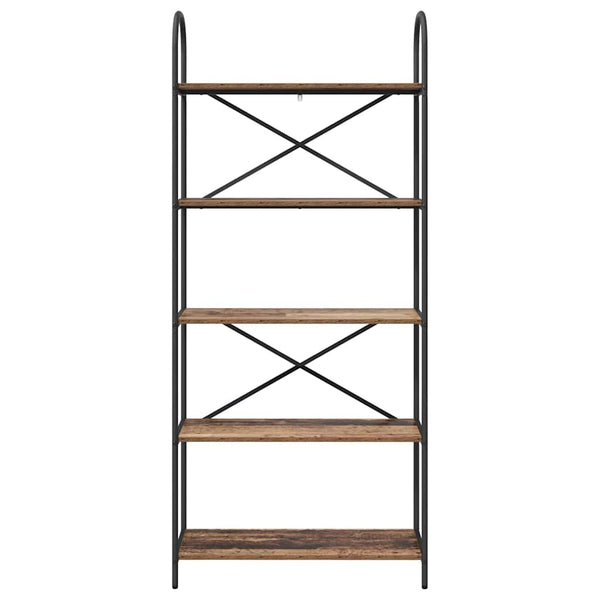 Bücherregal Altholz 80x30x183 cm