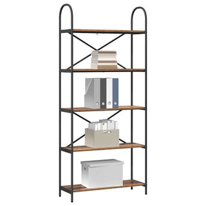 Bücherregal Altholz 80x30x183 cm