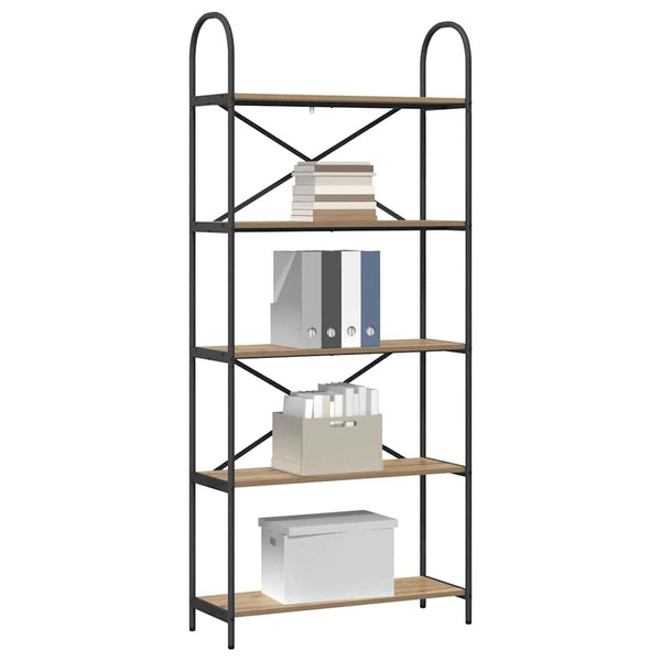 Bücherregal Artisan Eiche 80x30x183 cm