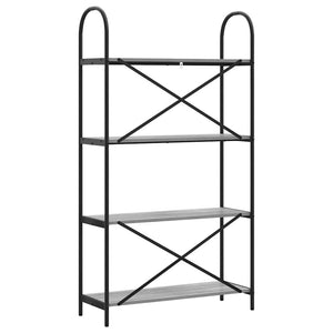 Bücherregal Grau Sonoma 80x30x146cm