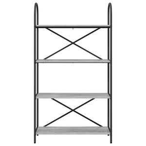 Bücherregal Grau Sonoma 80x30x146cm