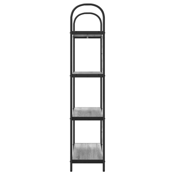 Bücherregal Grau Sonoma 80x30x146cm