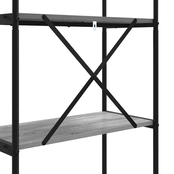 Bücherregal Sonoma Grau 80x109 cm