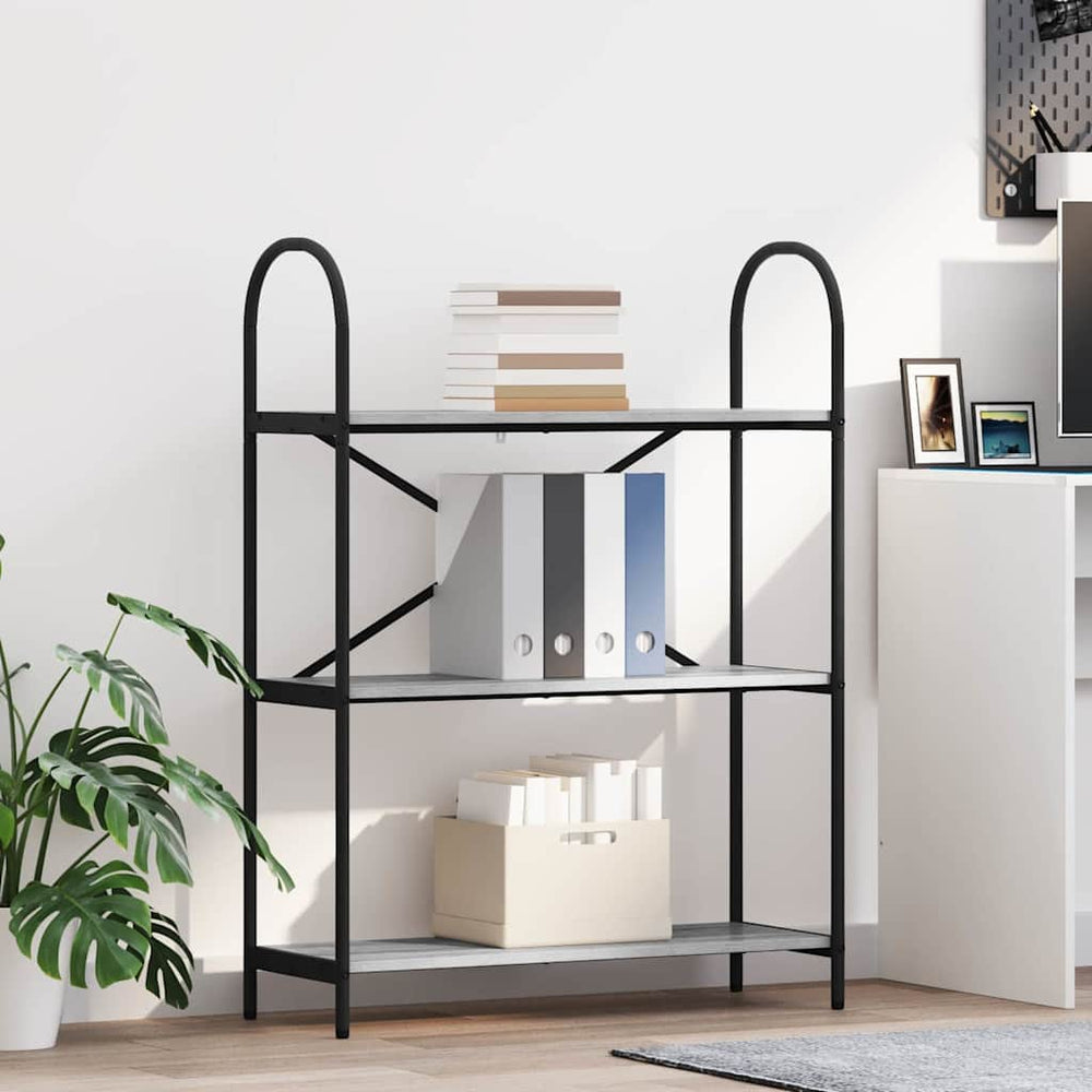 Bücherregal Sonoma Grau 80x109 cm