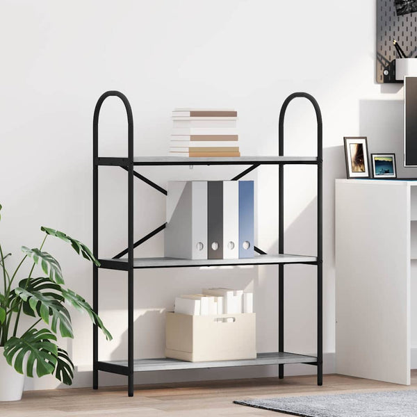 Bücherregal Sonoma Grau 80x109 cm