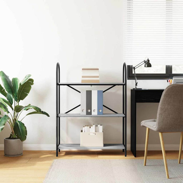 Bücherregal Sonoma Grau 80x109 cm