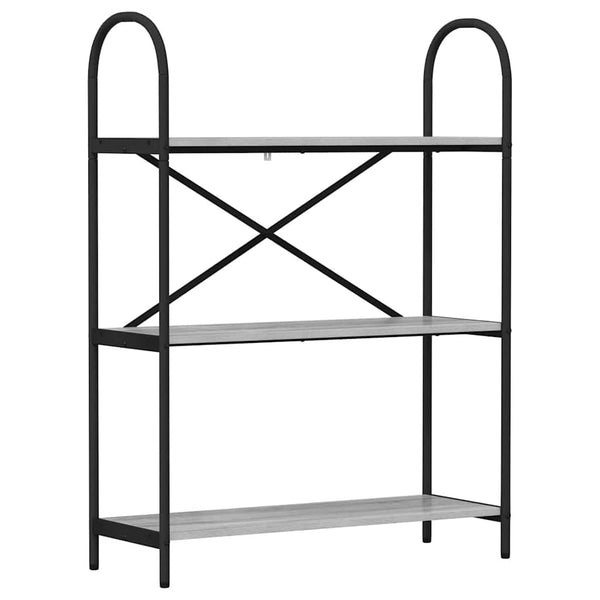 Bücherregal Sonoma Grau 80x109 cm