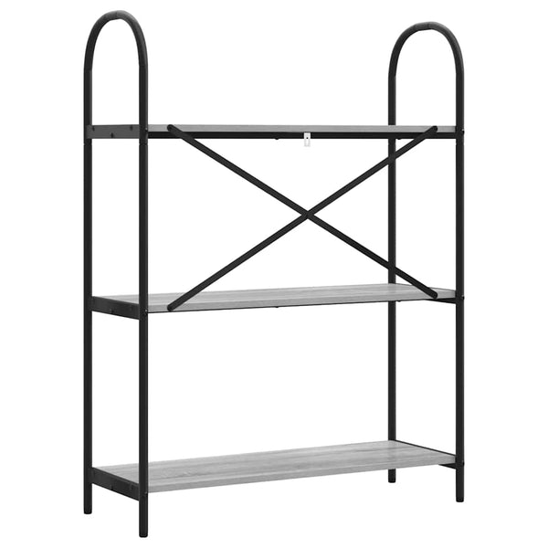 Bücherregal Sonoma Grau 80x109 cm