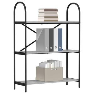 Bücherregal Sonoma Grau 80x109 cm