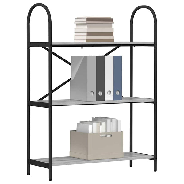 Bücherregal Sonoma Grau 80x109 cm