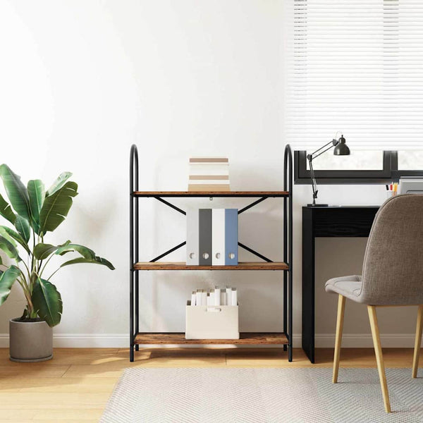 Bücherregal Altholz 80x30x109 cm