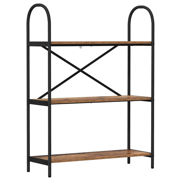 Bücherregal Altholz 80x30x109 cm