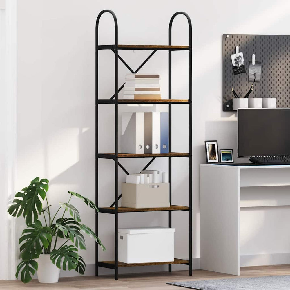 Bücherregal Geräucherte Eiche 183 cm