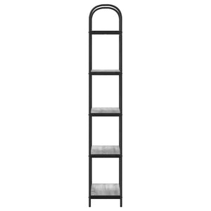 Bücherregal Grau Sonoma 60x30x183cm