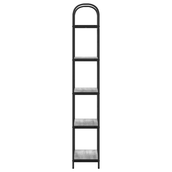 Bücherregal Grau Sonoma 60x30x183cm