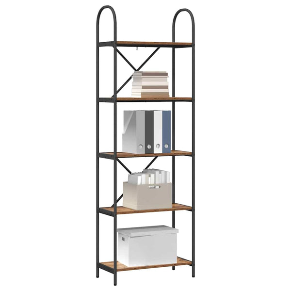 Bücherregal Altholz 60x30x183 cm