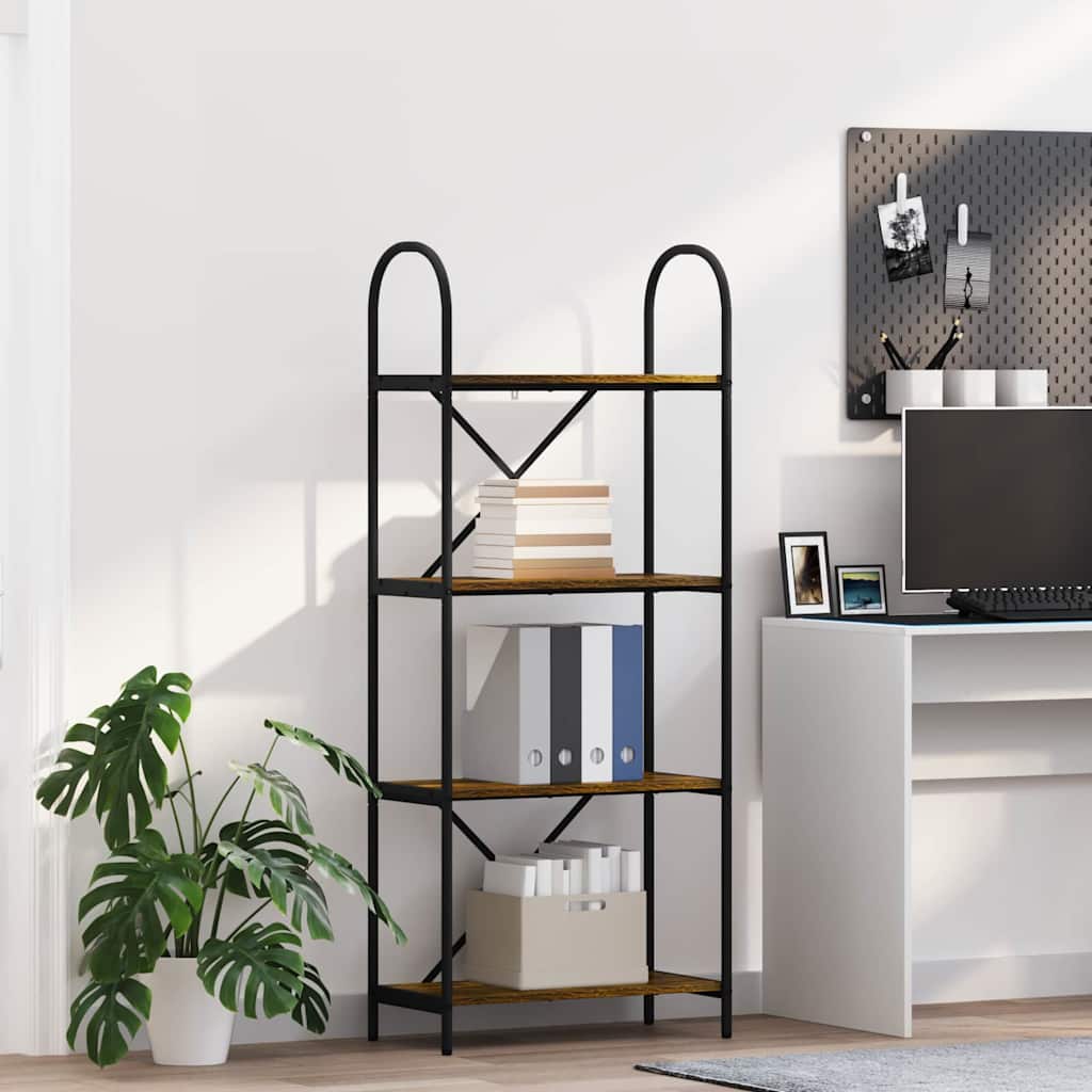 Bücherregal Geräucherte Eiche 146 cm