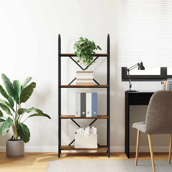 Bücherregal Geräucherte Eiche 146 cm