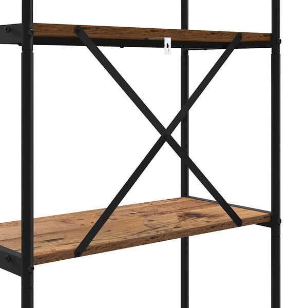 Bücherregal Altholz 60x30x146cm