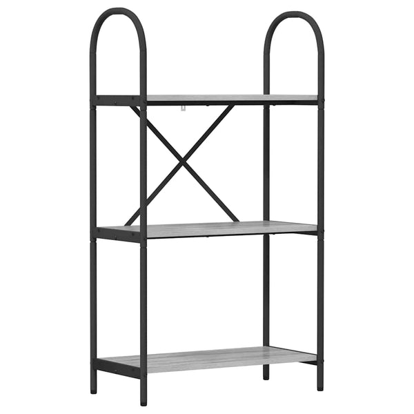 Bücherregal Grau Sonoma 60x30x109 cm