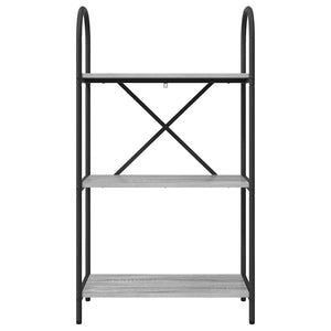 Bücherregal Grau Sonoma 60x30x109 cm