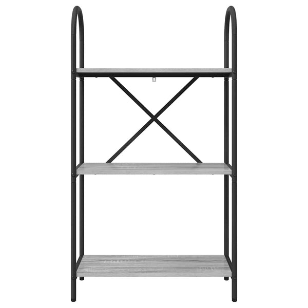 Bücherregal Grau Sonoma 60x30x109 cm