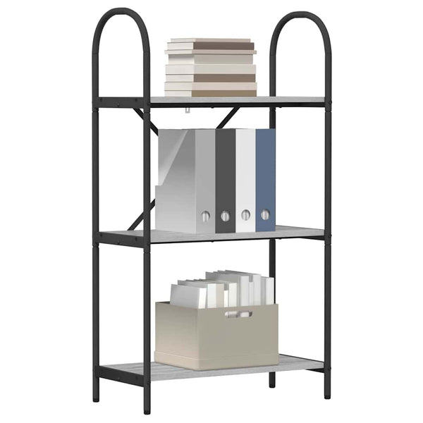 Bücherregal Grau Sonoma 60x30x109 cm