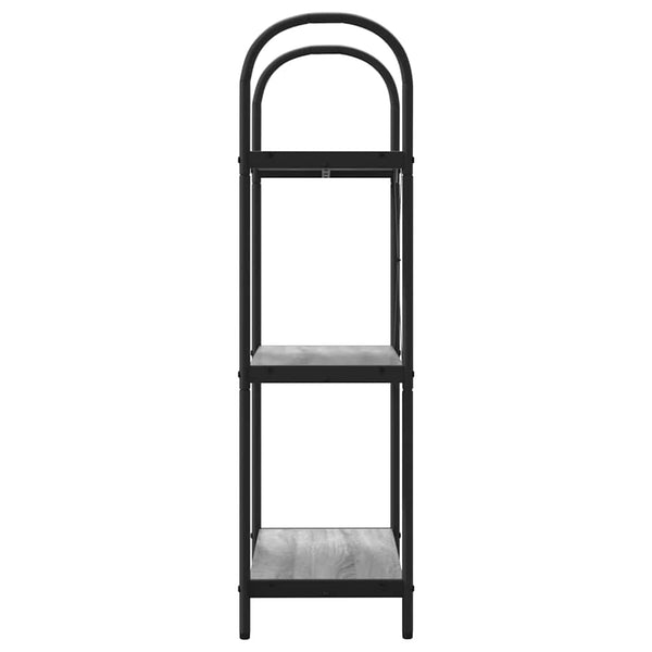 Bücherregal Grau Sonoma 60x30x109 cm