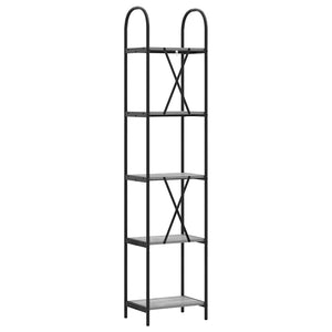 Bücherregal Grau Sonoma 40x30x183cm