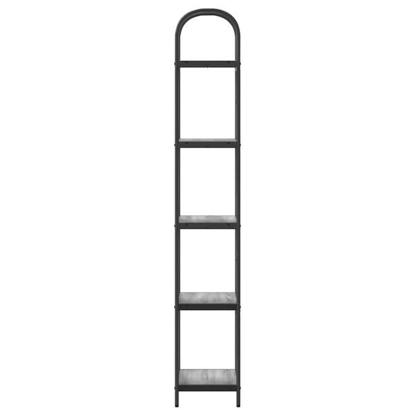 Bücherregal Grau Sonoma 40x30x183cm