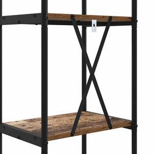 Bücherregal Altholz 183 cm hoch