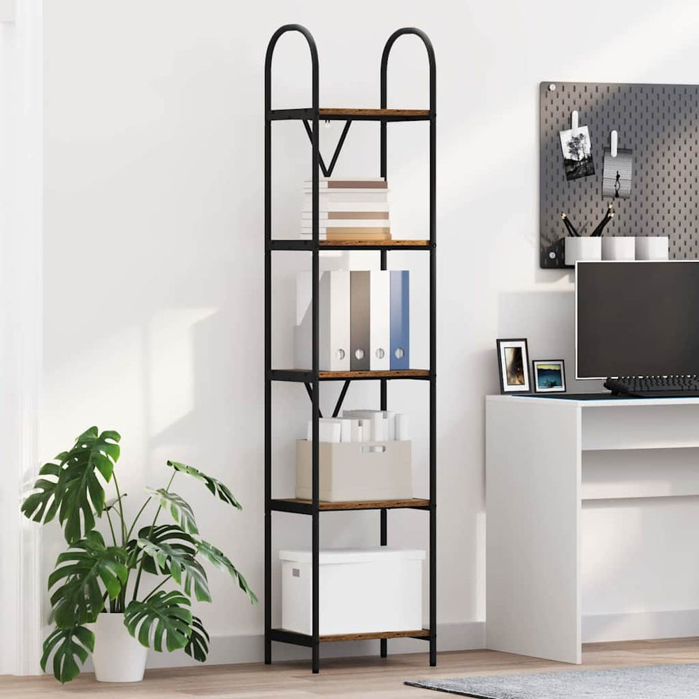 Bücherregal Altholz 183 cm hoch