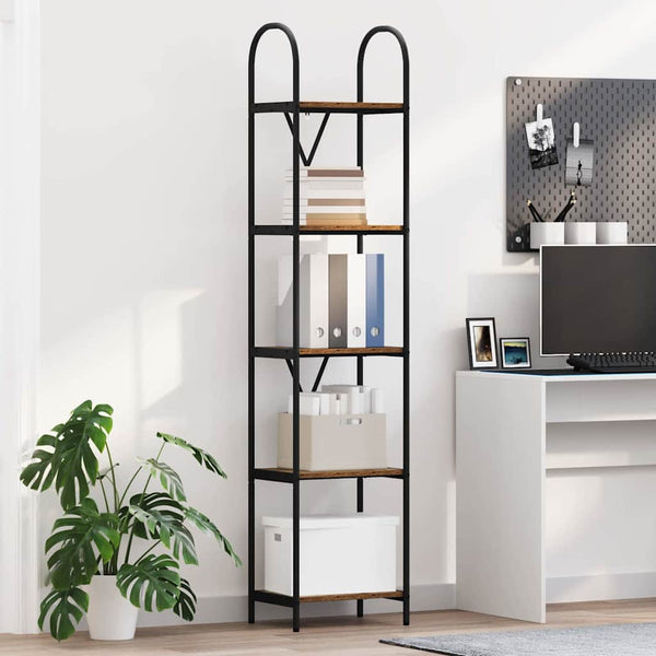 Bücherregal Altholz 183 cm hoch