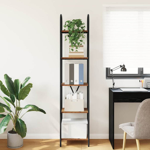 Bücherregal Altholz 183 cm hoch