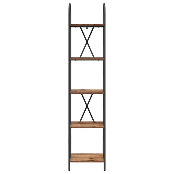 Bücherregal Altholz 183 cm hoch