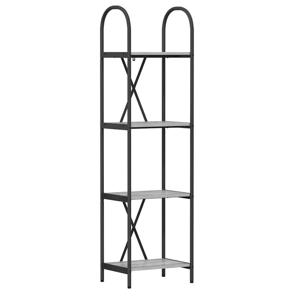 Bücherregal Grau Sonoma 146cm