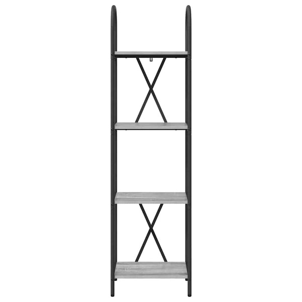 Bücherregal Grau Sonoma 146cm
